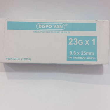 DISPOVAN HYPODERMIC NEEDLE 23G